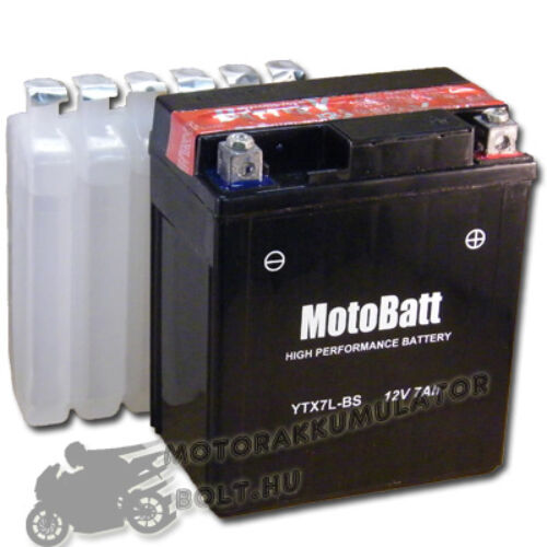 MotoBatt YTX7L-BS 12V 6Ah Motor akkumulátor