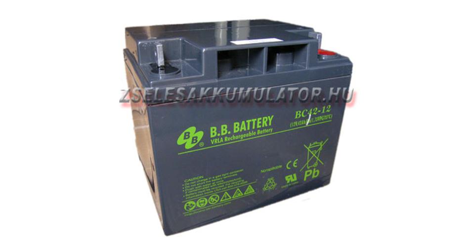 BB Battery 12V 42Ah Zselés Akkumulátor