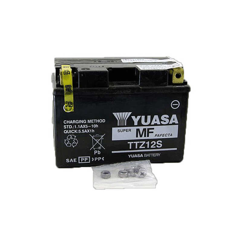 Yuasa TTZ12S-BS 12V 11Ah gondozásmentes AGM (zselés) motor akkumulátor