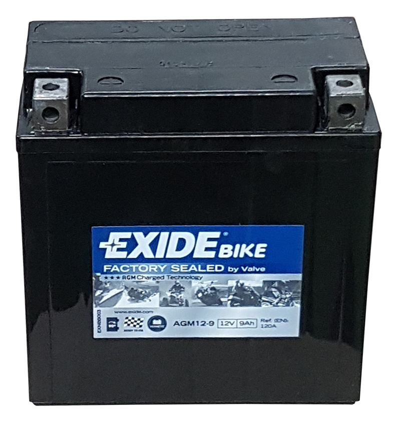 Exide AGM12-9 12V 9Ah Motor akkumulátor