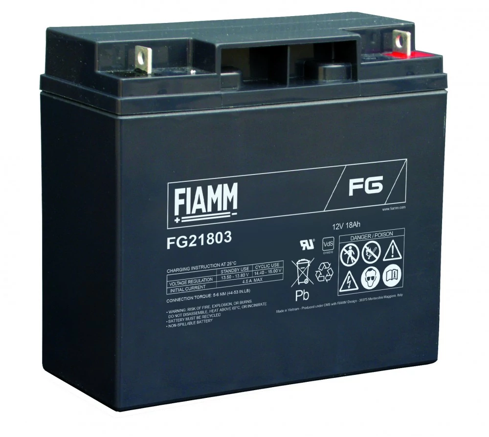 FIAMM 12V 18Ah Zselés akkumulátor FG21803