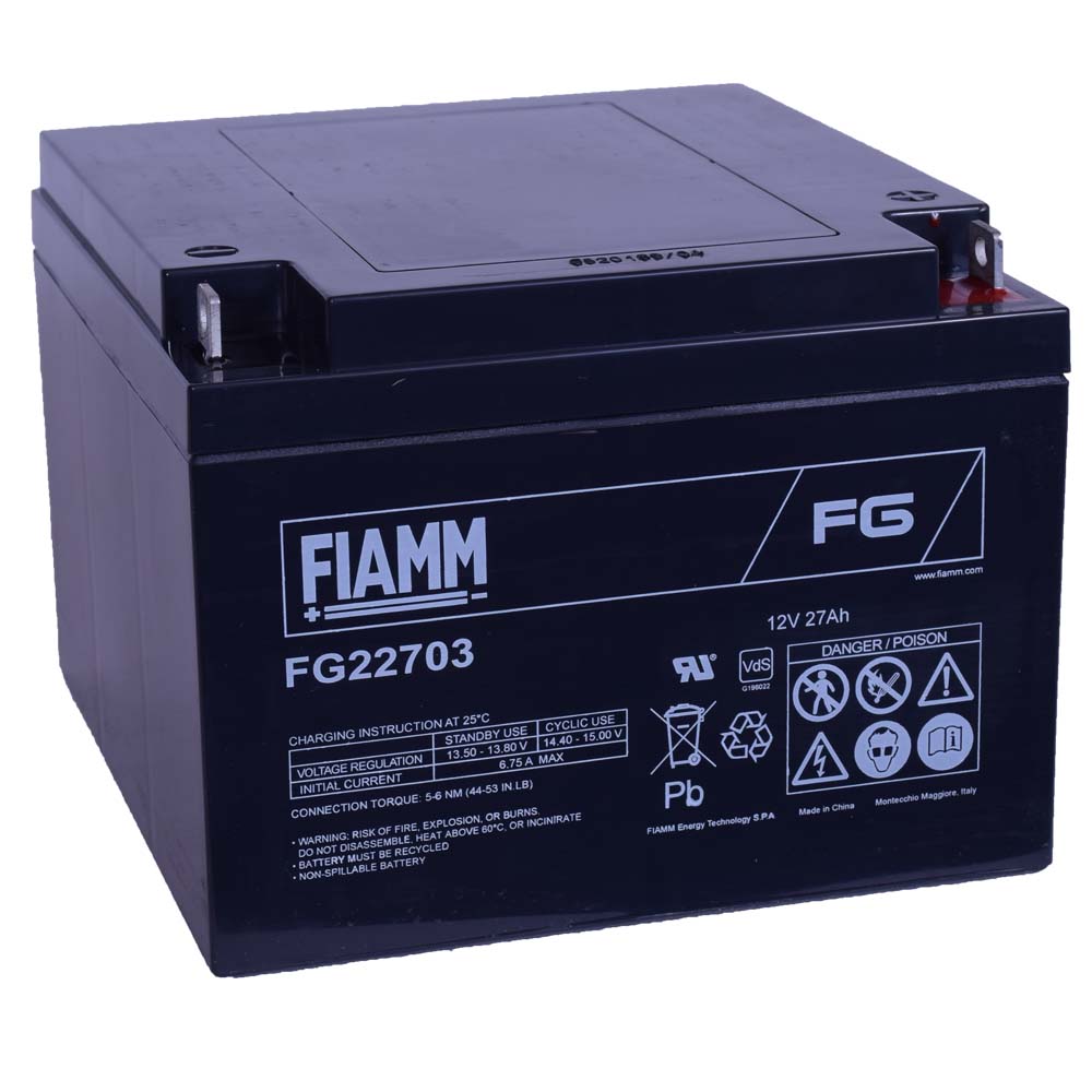 FIAMM FG22703 12V 27Ah Zselés akkumulátor