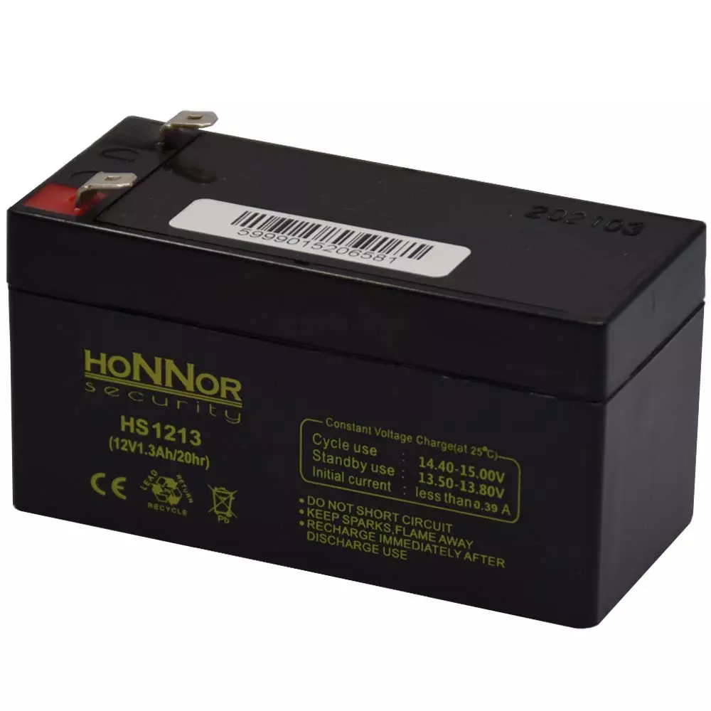 Honnor Security 12V 1,3Ah Zselés akkumulátor