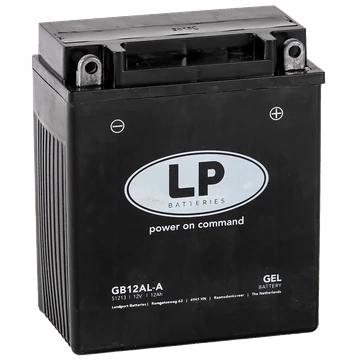 Landport GB12AL-A (YB12AL-A, YB12AL-A2) 12V 12Ah gondozásmentes géles (zselés) motor akkumulátor