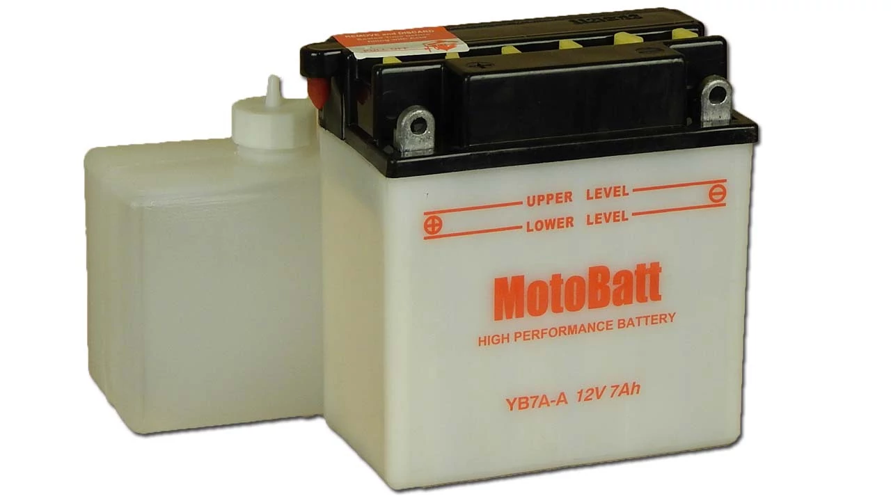 MotoBatt YB7A-A  12V 8Ah Motor akkumulátor sav nélkül