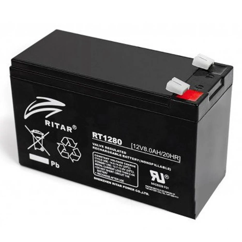 Ritar 12V 8Ah RT1280 zselés akkumulátor