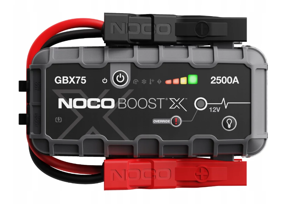 NOCO GBX75 indításrásegítő (12V 2500 Amper), BOOST HD,  Bikázó, Lámpa, Power Bank